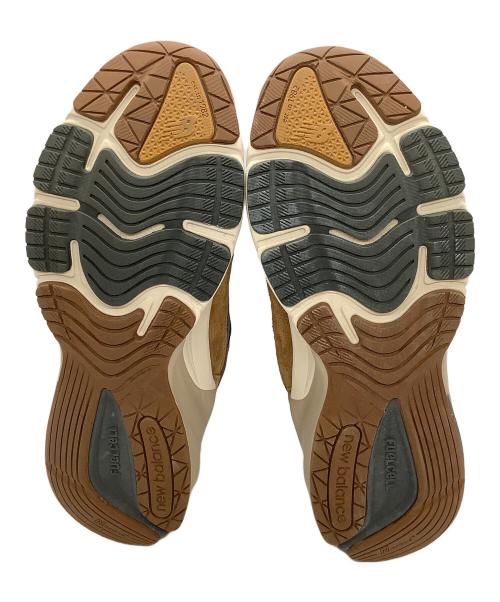 NEW BALANCE（ニューバランス）NEW BALANCE (ニューバランス) CarHartt (カーハート) ローカットスニーカー ブラウン×グリーン サイズ:27.5の古着・服飾アイテム