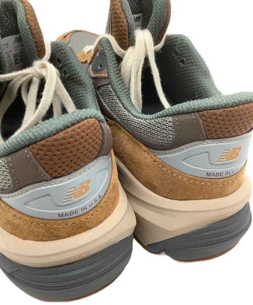 NEW BALANCE（ニューバランス）NEW BALANCE (ニューバランス) CarHartt (カーハート) ローカットスニーカー ブラウン×グリーン サイズ:27.5の古着・服飾アイテム