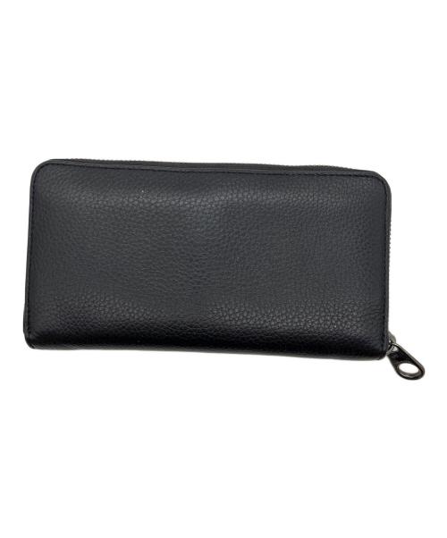 COACH（コーチ）COACH (コーチ) ラウンドファスナー財布 ブラック×マルチカラーの古着・服飾アイテム