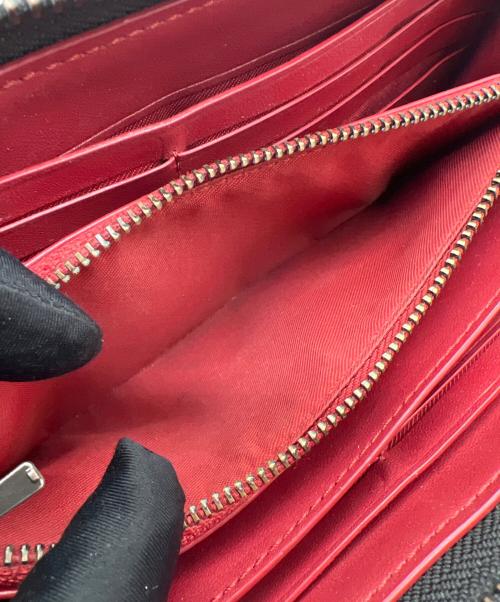 COACH（コーチ）COACH (コーチ) ラウンドファスナー財布 ブラック×マルチカラーの古着・服飾アイテム