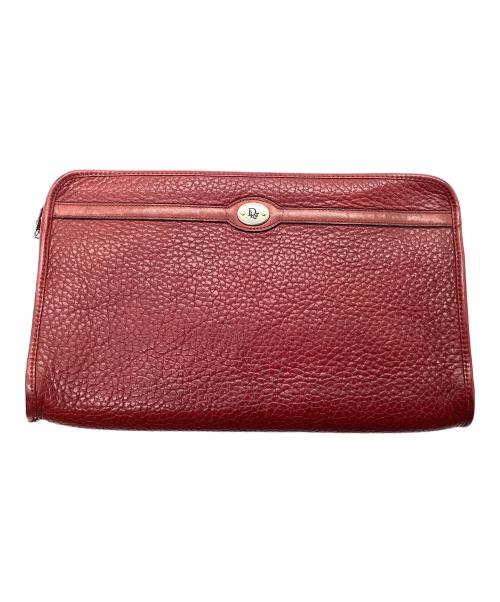 Christian Dior（クリスチャン ディオール）Christian Dior (クリスチャン ディオール) セカンドバッグ レッドの古着・服飾アイテム