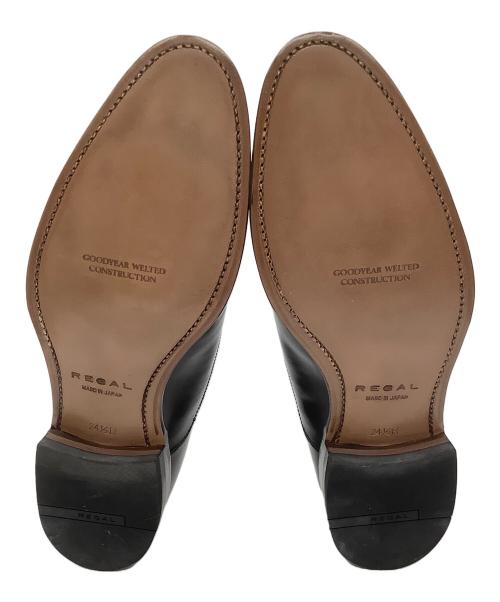 REGAL（リーガル）REGAL (リーガル) ストレートチップシューズ ブラック サイズ:24.5の古着・服飾アイテム