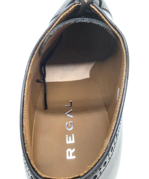 REGAL（リーガル）REGAL (リーガル) ストレートチップシューズ ブラック サイズ:24.5の古着・服飾アイテム