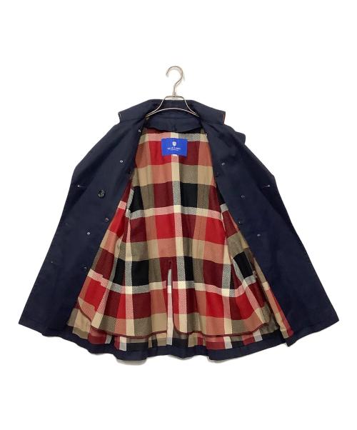 BLUE LABEL CRESTBRIDGE（ブルーレーベルクレストブリッジ）BLUE LABEL CRESTBRIDGE (ブルーレーベルクレストブリッジ) ショートトレンチコート ネイビー サイズ:36の古着・服飾アイテム