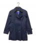 BLUE LABEL CRESTBRIDGE（ブルーレーベルクレストブリッジ）の古着「ショートトレンチコート」｜ネイビー