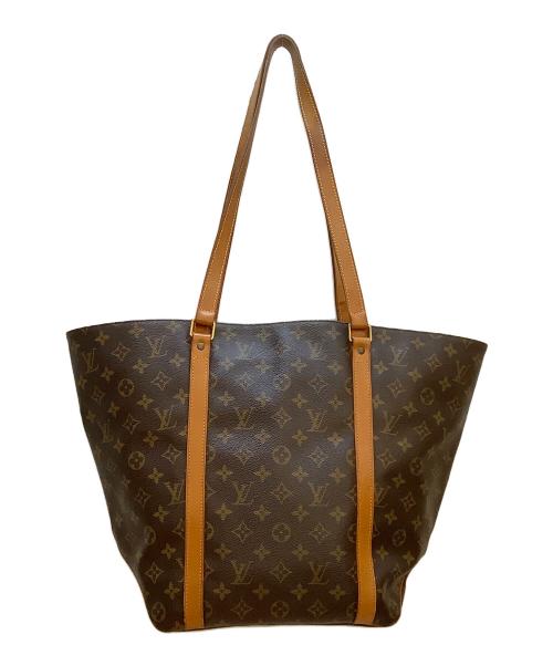 LOUIS VUITTON（ルイ ヴィトン）LOUIS VUITTON (ルイ ヴィトン) ショルダートートバッグ/モノグラム･サックショッピング ブラウンの古着・服飾アイテム