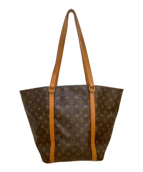 LOUIS VUITTON（ルイ ヴィトン）LOUIS VUITTON (ルイ ヴィトン) ショルダートートバッグ/モノグラム･サックショッピング ブラウンの古着・服飾アイテム