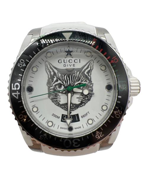 GUCCI（グッチ）GUCCI (グッチ) 腕時計/DIVE ホワイトの古着・服飾アイテム