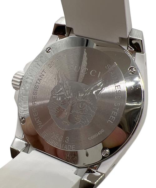 GUCCI（グッチ）GUCCI (グッチ) 腕時計/DIVE ホワイトの古着・服飾アイテム
