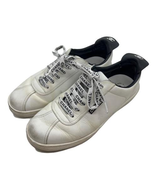 CHANEL（シャネル）CHANEL (シャネル) CHANEL　ローカットスニーカー ホワイト サイズ:24の古着・服飾アイテム