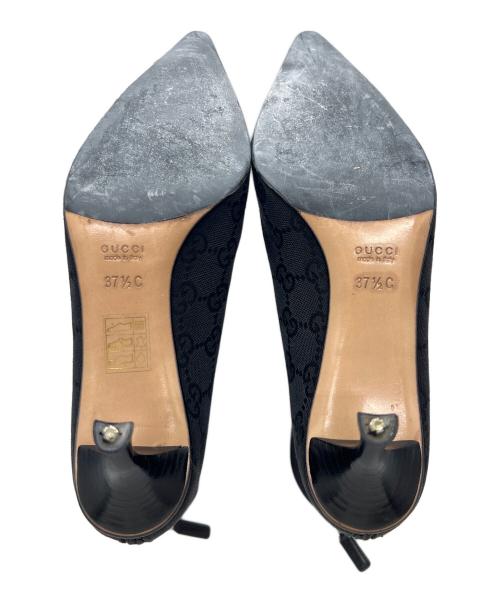 GUCCI（グッチ）GUCCI (グッチ) GUCCI　ハイヒールブーツ ブラック サイズ:24.5の古着・服飾アイテム