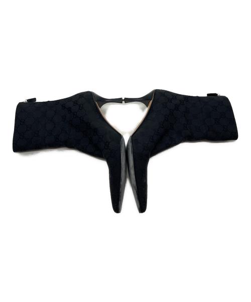 GUCCI（グッチ）GUCCI (グッチ) GUCCI　ハイヒールブーツ ブラック サイズ:24.5の古着・服飾アイテム