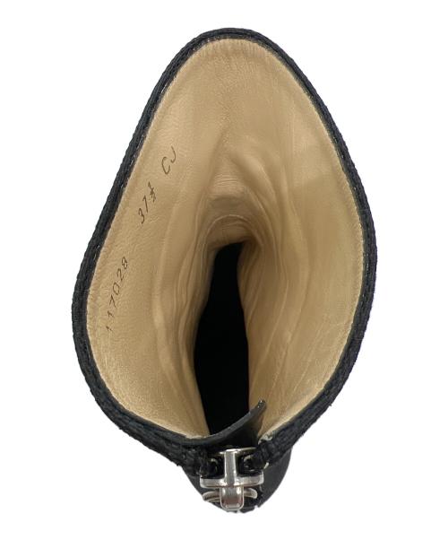 GUCCI（グッチ）GUCCI (グッチ) GUCCI　ハイヒールブーツ ブラック サイズ:24.5の古着・服飾アイテム