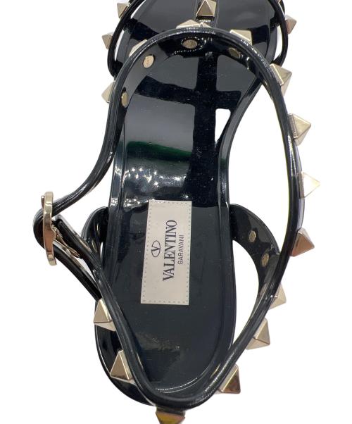 VALENTINO GARAVANI（ヴァレンティノ・ガラヴァーニ）VALENTINO GARAVANI (ヴァレンティノ・ガラヴァーニ) VALENTINO GARAVANI　アンクルストラップサンダル ブラック サイズ:39の古着・服飾アイテム