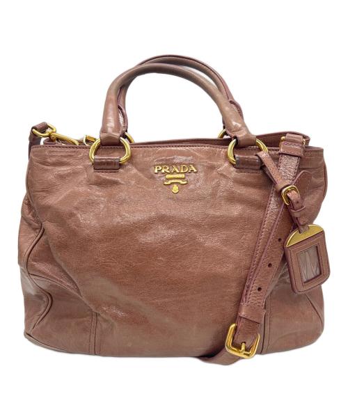 PRADA（プラダ）PRADA (プラダ) トートバッグ ブラウンの古着・服飾アイテム