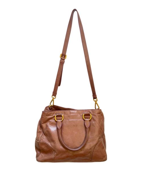 PRADA（プラダ）PRADA (プラダ) トートバッグ ブラウンの古着・服飾アイテム