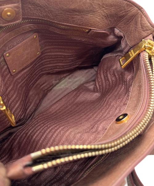 PRADA（プラダ）PRADA (プラダ) トートバッグ ブラウンの古着・服飾アイテム