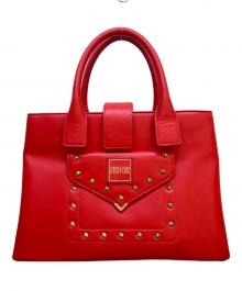 VERSACE JEANS COUTURE（ヴェルサーチ ジーンズクチュール）の古着「2WAYショルダーバッグ」｜レッド