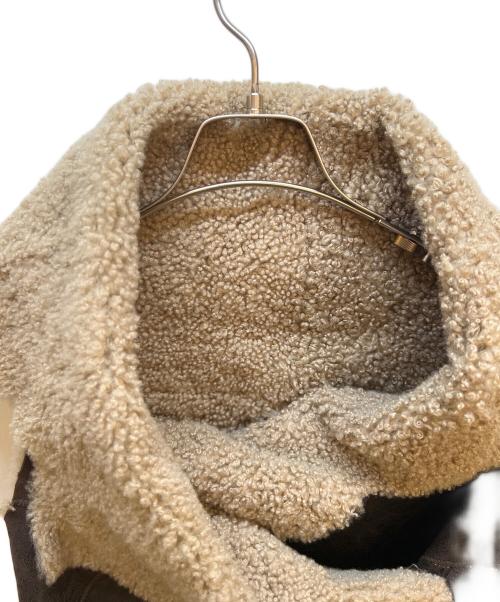 Karl Donoghue（カールドノヒュー）Karl Donoghue (カールドノヒュー) ムートンファーベスト ブラウン サイズ:Sの古着・服飾アイテム