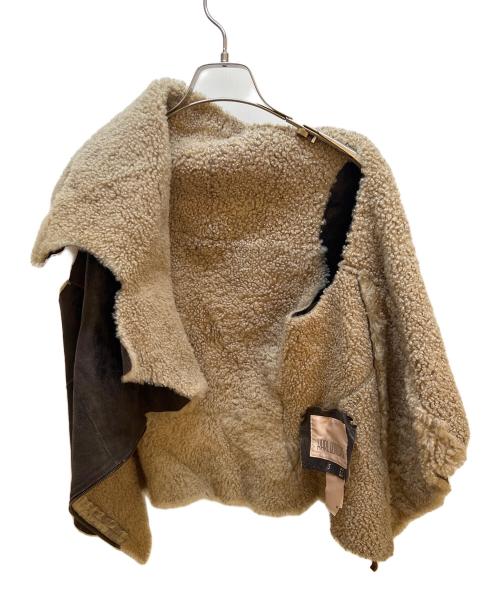 Karl Donoghue（カールドノヒュー）Karl Donoghue (カールドノヒュー) ムートンファーベスト ブラウン サイズ:Sの古着・服飾アイテム