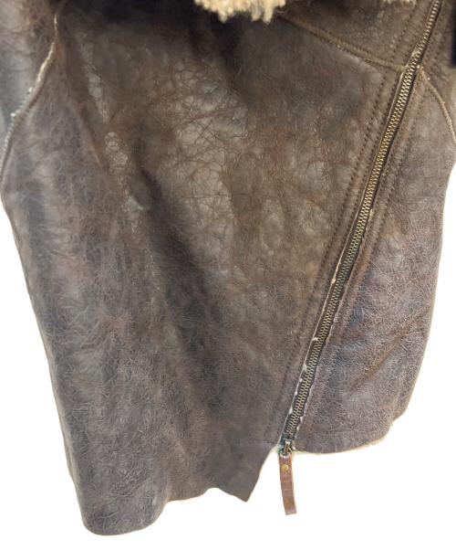 Karl Donoghue（カールドノヒュー）Karl Donoghue (カールドノヒュー) ムートンファーベスト ブラウン サイズ:Sの古着・服飾アイテム