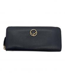 FENDI（フェンディ）の古着「ラウンドファスナー財布」｜ブラック
