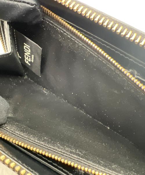 FENDI（フェンディ）FENDI (フェンディ) ラウンドファスナー財布 ブラックの古着・服飾アイテム