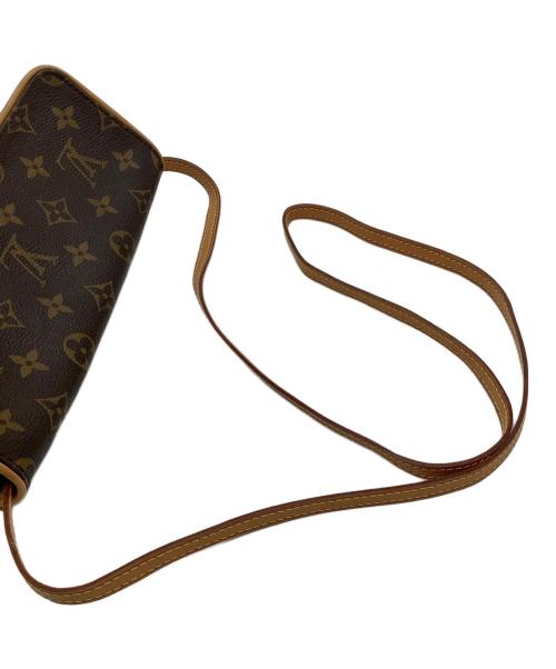 LOUIS VUITTON（ルイ ヴィトン）LOUIS VUITTON (ルイ ヴィトン) ポシェット/モノグラム・ポシェットツインGM ブラウンの古着・服飾アイテム
