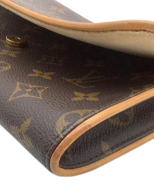 LOUIS VUITTON（ルイ ヴィトン）LOUIS VUITTON (ルイ ヴィトン) ポシェット/モノグラム・ポシェットツインGM ブラウンの古着・服飾アイテム