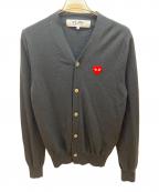 PLAY COMME des GARCONS×Invaderプレイコムデギャルソン×インベーダー）の古着「薄手カーディガン」｜ブラック