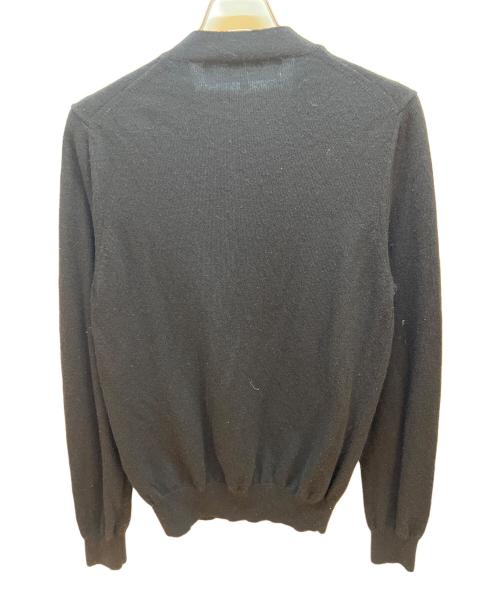 PLAY COMME des GARCONS（プレイコムデギャルソン）PLAY COMME des GARCONS (プレイコムデギャルソン) Invader (インベーダー) 薄手カーディガン ブラック サイズ:Mの古着・服飾アイテム