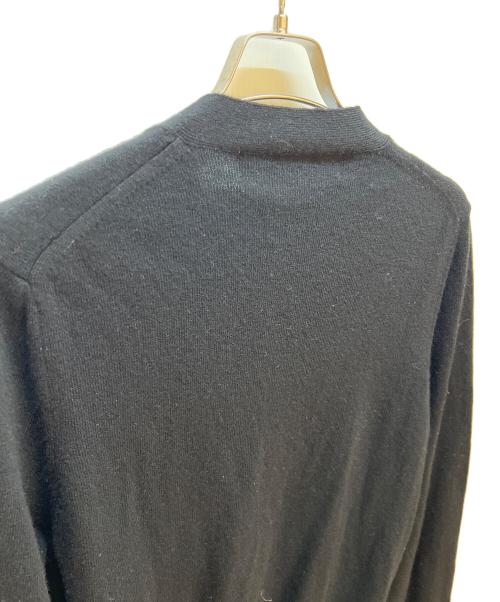 PLAY COMME des GARCONS（プレイコムデギャルソン）PLAY COMME des GARCONS (プレイコムデギャルソン) Invader (インベーダー) 薄手カーディガン ブラック サイズ:Mの古着・服飾アイテム