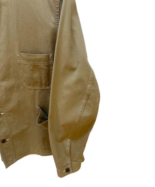 NIGEL CABOURN（ナイジェルケーボン）NIGEL CABOURN (ナイジェルケーボン) ノーカラージャケット ベージュ サイズ:46の古着・服飾アイテム