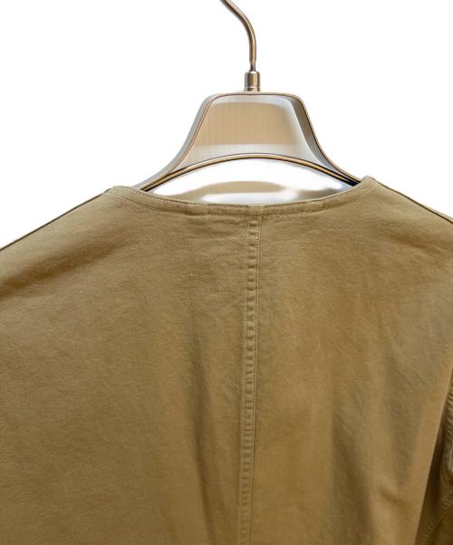 NIGEL CABOURN（ナイジェルケーボン）NIGEL CABOURN (ナイジェルケーボン) ノーカラージャケット ベージュ サイズ:46の古着・服飾アイテム
