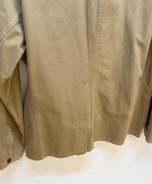 NIGEL CABOURN（ナイジェルケーボン）NIGEL CABOURN (ナイジェルケーボン) ノーカラージャケット ベージュ サイズ:46の古着・服飾アイテム