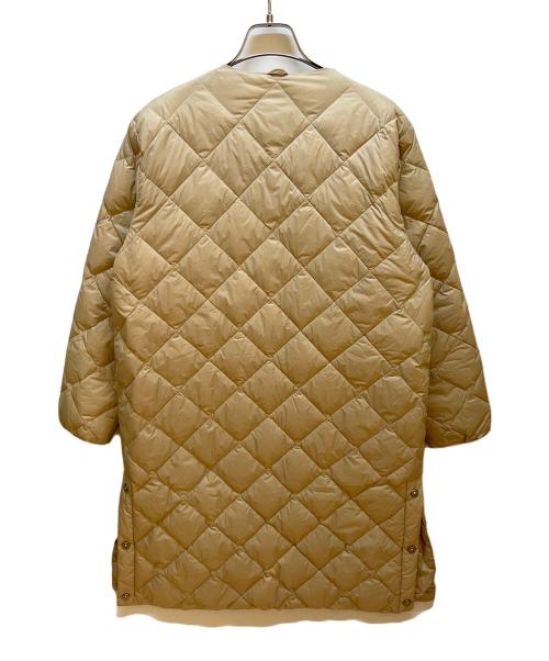 TAION（タイオン）TAION (タイオン) NOLLEY'S (ノーリーズ) ダウンコート ベージュ サイズ:Mの古着・服飾アイテム
