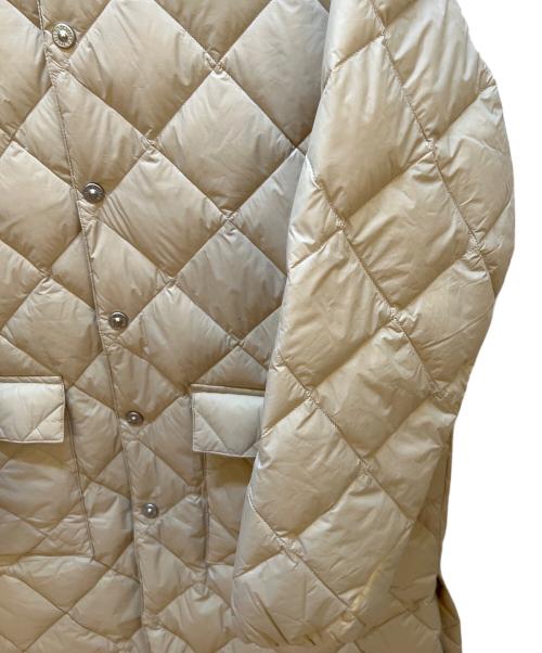 TAION（タイオン）TAION (タイオン) NOLLEY'S (ノーリーズ) ダウンコート ベージュ サイズ:Mの古着・服飾アイテム