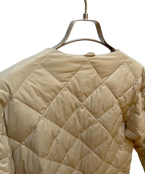 TAION（タイオン）TAION (タイオン) NOLLEY'S (ノーリーズ) ダウンコート ベージュ サイズ:Mの古着・服飾アイテム