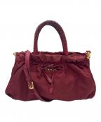 PRADAプラダ）の古着「2WAYバッグ」｜レッド