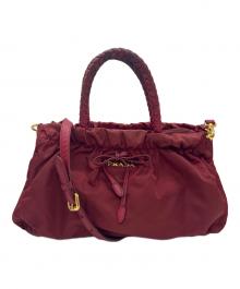 PRADA（プラダ）の古着「2WAYバッグ」｜レッド