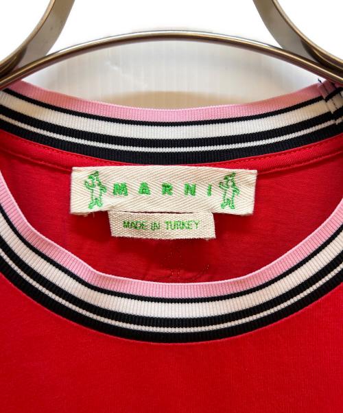 MARNI（マルニ）MARNI (マルニ) 半袖カットソー レッド サイズ:40の古着・服飾アイテム