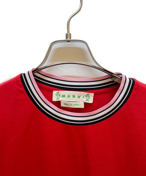 MARNI（マルニ）MARNI (マルニ) 半袖カットソー レッド サイズ:40の古着・服飾アイテム