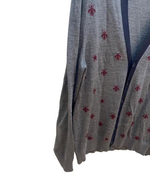 GUCCI（グッチ）GUCCI (グッチ) カーディガン グレー サイズ:Mの古着・服飾アイテム