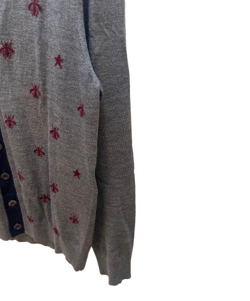 GUCCI（グッチ）GUCCI (グッチ) カーディガン グレー サイズ:Mの古着・服飾アイテム