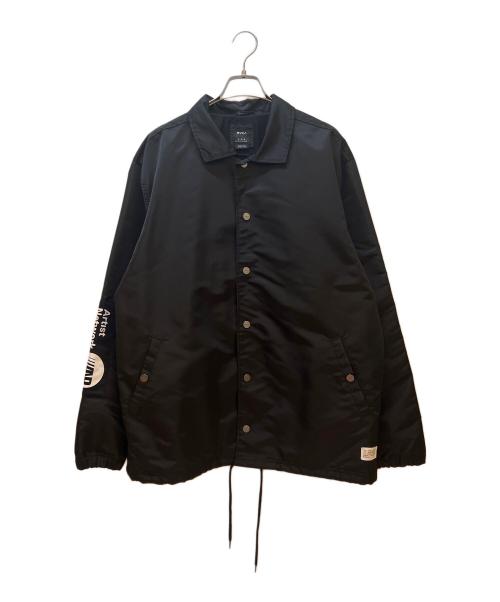 RVCA（ルーカ）RVCA (ルーカ) ナイロンジャケット ブラック サイズ:Mの古着・服飾アイテム