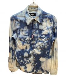 DSQUARED2（ディースクエアード）の古着「長袖シャツ」｜ブルー
