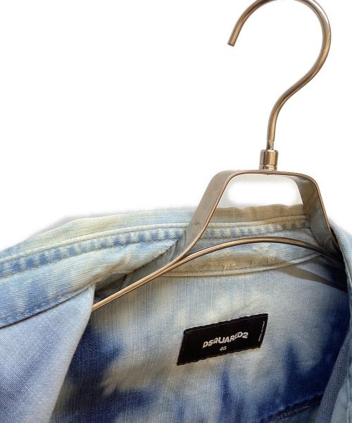 DSQUARED2（ディースクエアード）DSQUARED2 (ディースクエアード) 長袖シャツ ブルー サイズ:46の古着・服飾アイテム
