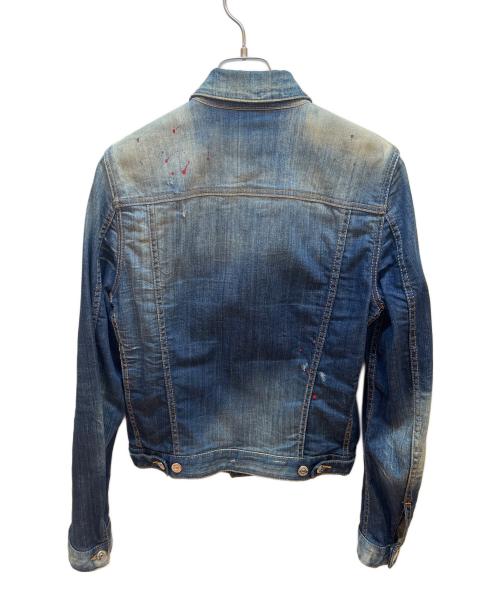 DSQUARED2（ディースクエアード）DSQUARED2 (ディースクエアード) デニムジャケット インディゴ サイズ:44の古着・服飾アイテム
