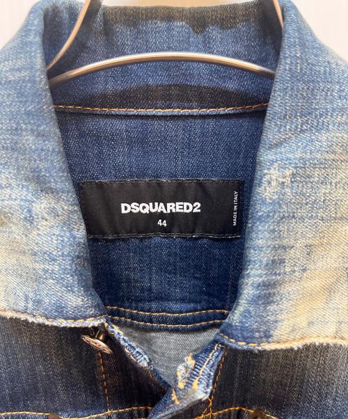 DSQUARED2（ディースクエアード）DSQUARED2 (ディースクエアード) デニムジャケット インディゴ サイズ:44の古着・服飾アイテム