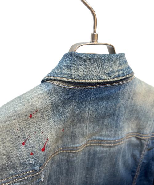 DSQUARED2（ディースクエアード）DSQUARED2 (ディースクエアード) デニムジャケット インディゴ サイズ:44の古着・服飾アイテム